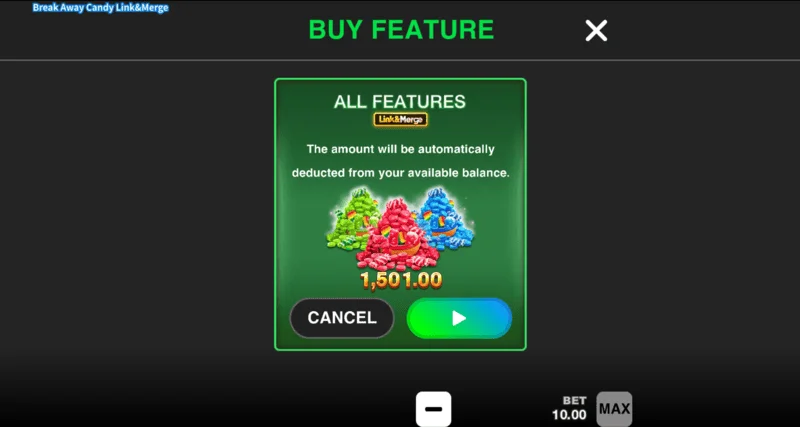 Break Away Candy – Multiply Link&Merge režiim x2-x10 kordajatega